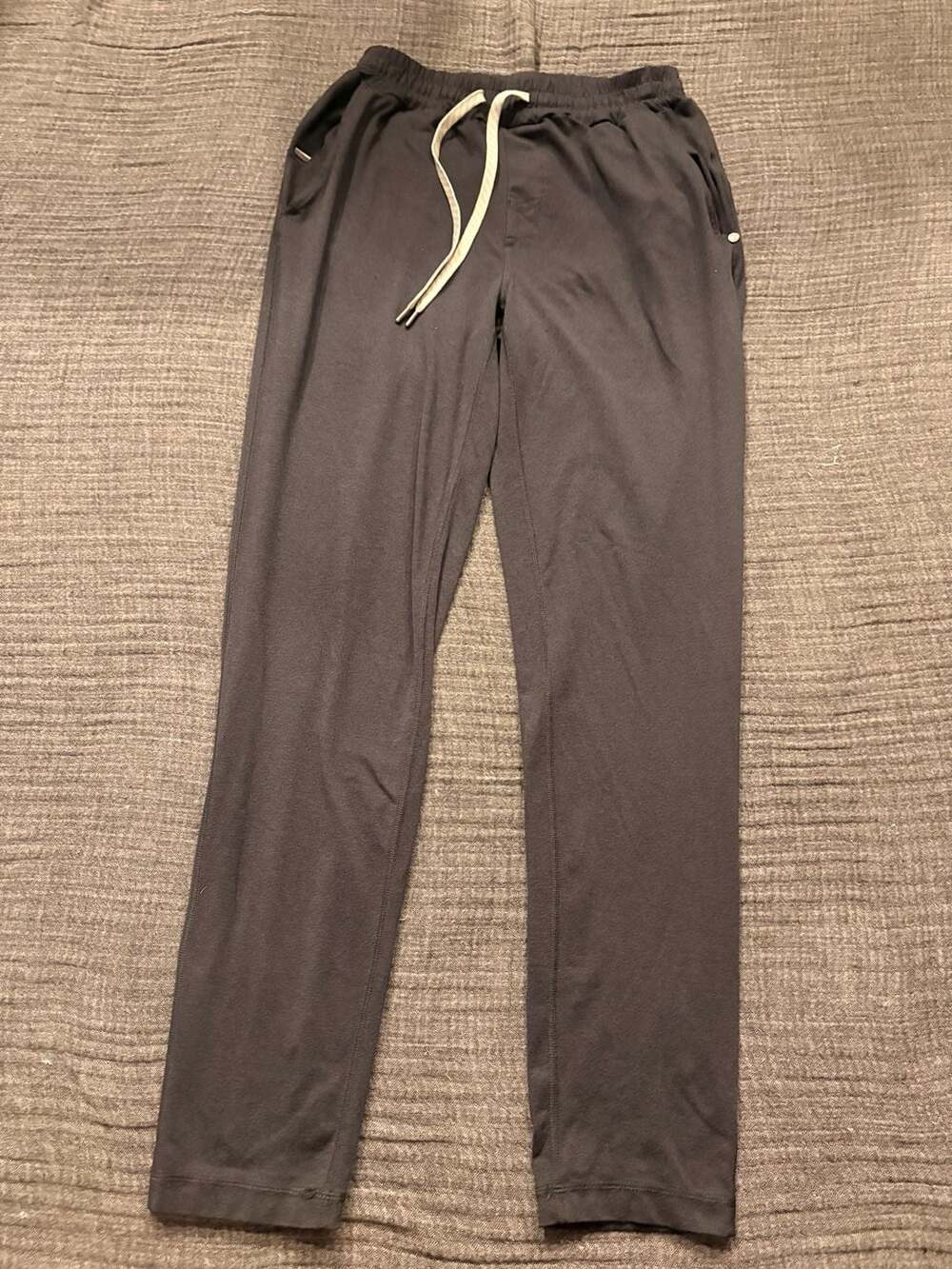 Vuori Men's Ponto Performance Jogger Lounge Pants Gray Size Small